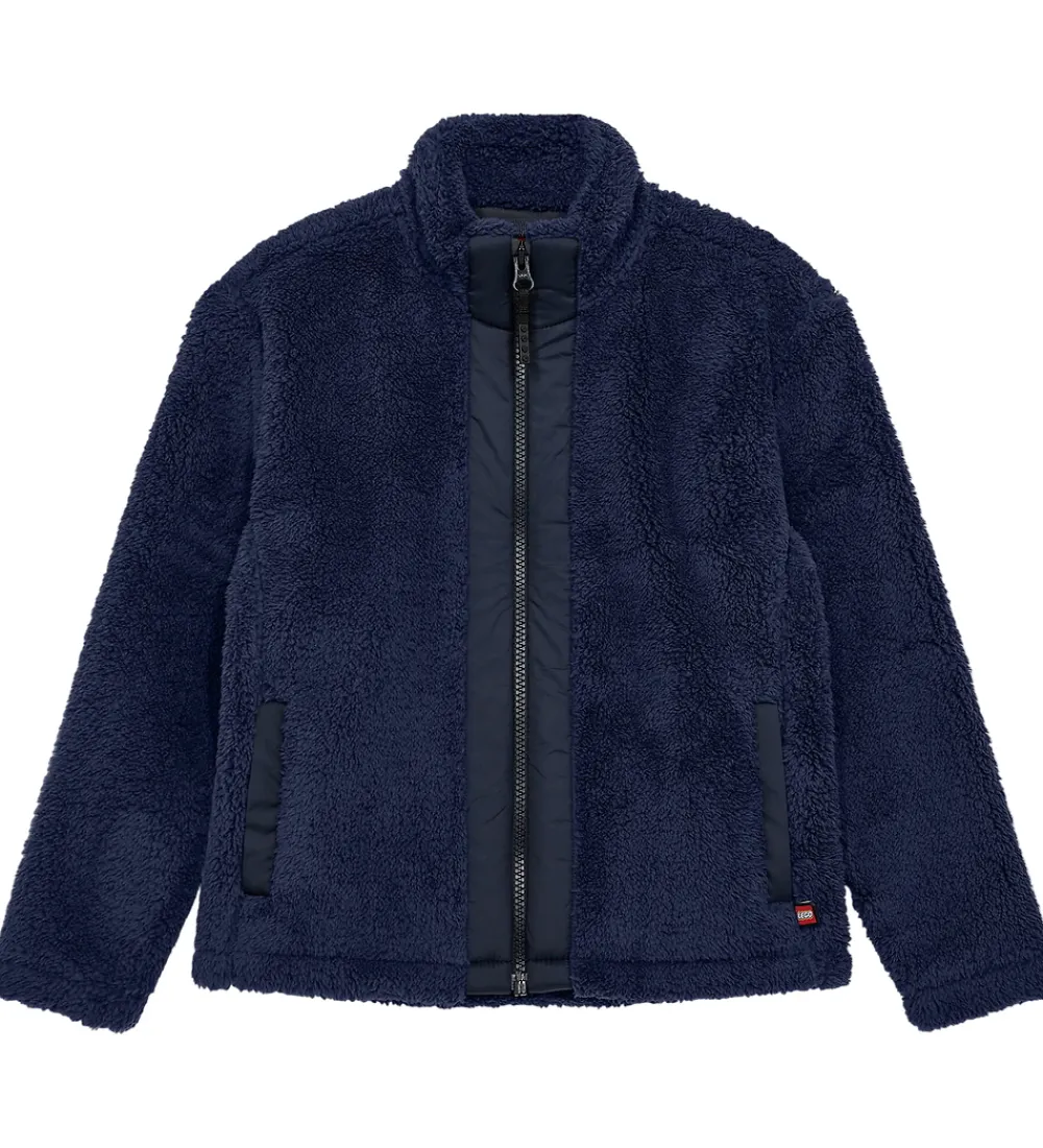 Fleece-LEGO® Wear Fleecejakke - Teddy - LWSaku 206 - Navy