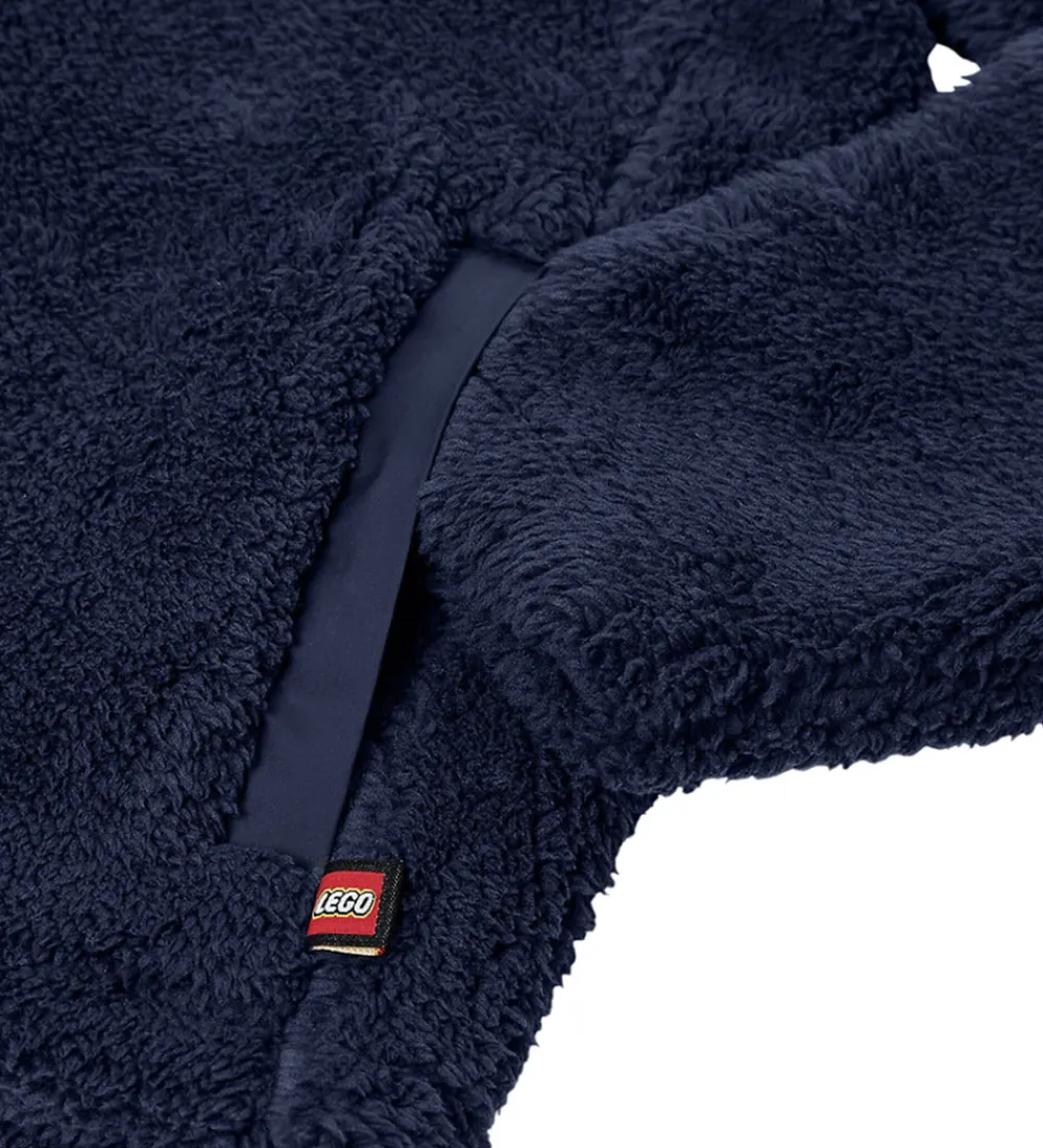 Fleece-LEGO® Wear Fleecejakke - Teddy - LWSaku 206 - Navy