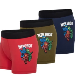LEGO® Wear Undertøj*Ninjago Boxershorts - 3-pak - LwaGan - Blå/Rød/Grøn