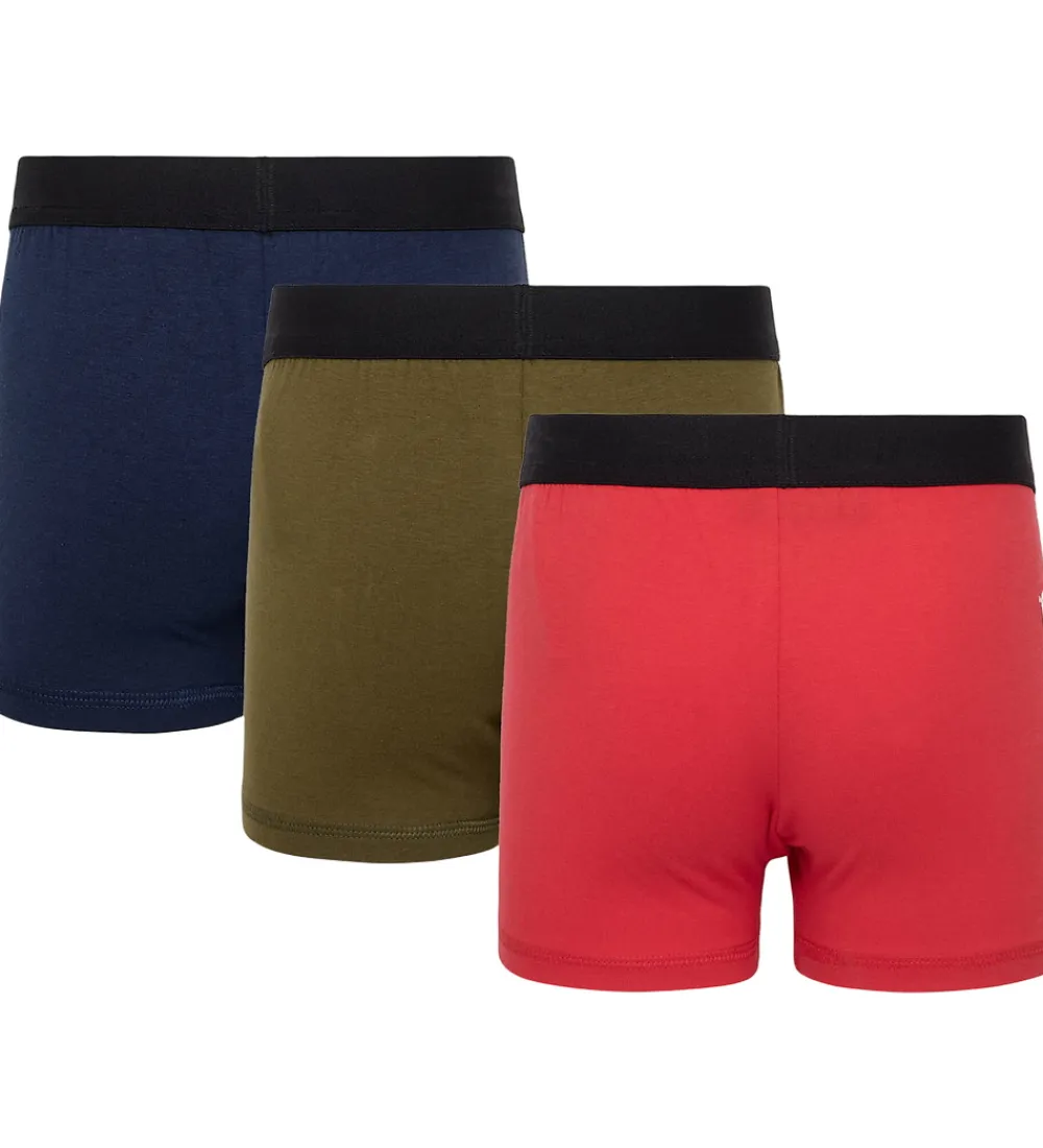 LEGO® Wear Undertøj*Ninjago Boxershorts - 3-pak - LwaGan - Blå/Rød/Grøn