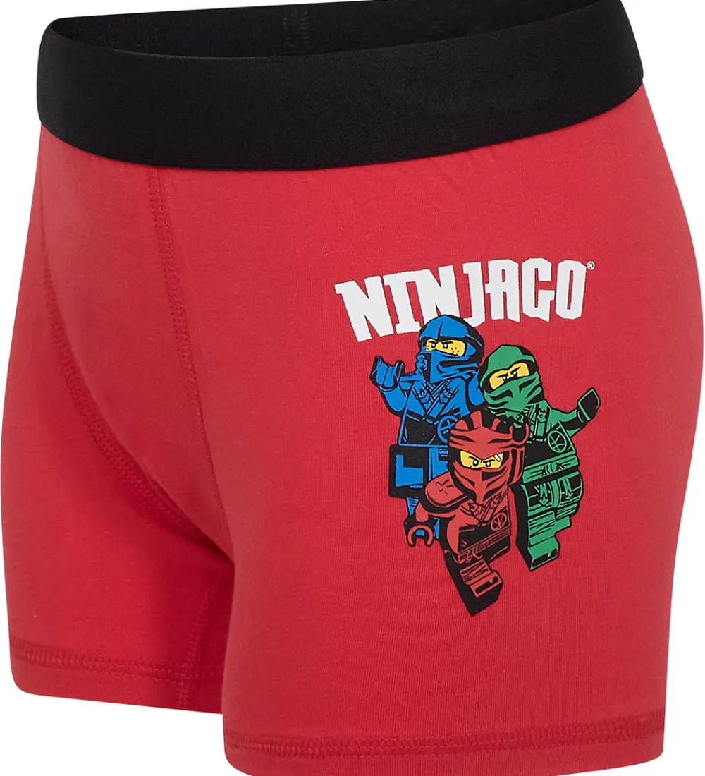 LEGO® Wear Undertøj*Ninjago Boxershorts - 3-pak - LwaGan - Blå/Rød/Grøn