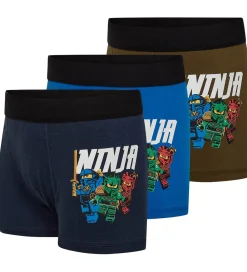 LEGO® Wear Undertøj*Ninjago Boxershorts - 3-pak - LwAgan - Blå/Grøn