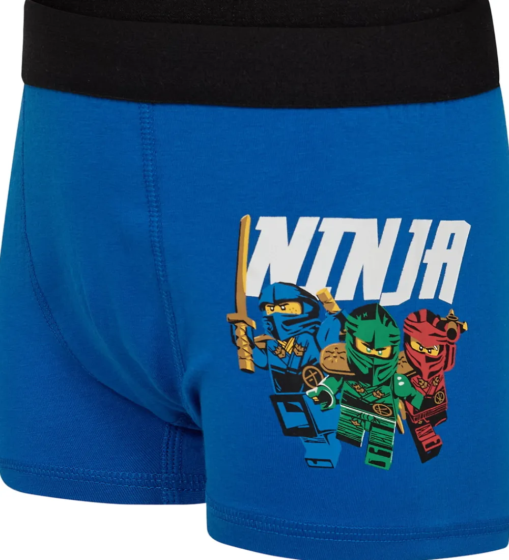 LEGO® Wear Undertøj*Ninjago Boxershorts - 3-pak - LwAgan - Blå/Grøn