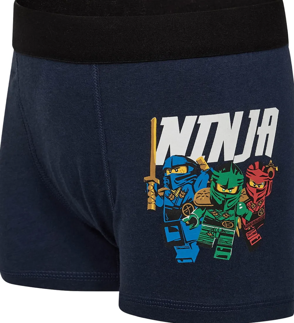 LEGO® Wear Undertøj*Ninjago Boxershorts - 3-pak - LwAgan - Blå/Grøn