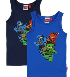 Undertøj-LEGO® Wear Ninjago Undertrøjer - 2-pak - LwaGan - Blå