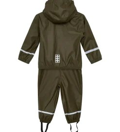 Regntøj-LEGO® Wear Regntøj m. Seler - PU - LWJivan 200 - Dark Khaki