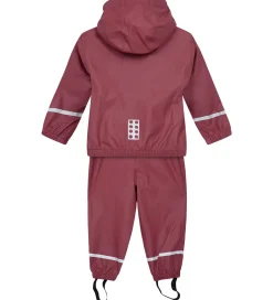 Regntøj-LEGO® Wear Regntøj m. Seler - PU - LWJivan 200 - Mørk Rosa