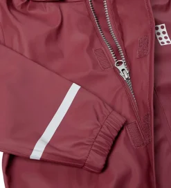 Regntøj-LEGO® Wear Regntøj m. Seler - PU - LWJivan 200 - Mørk Rosa