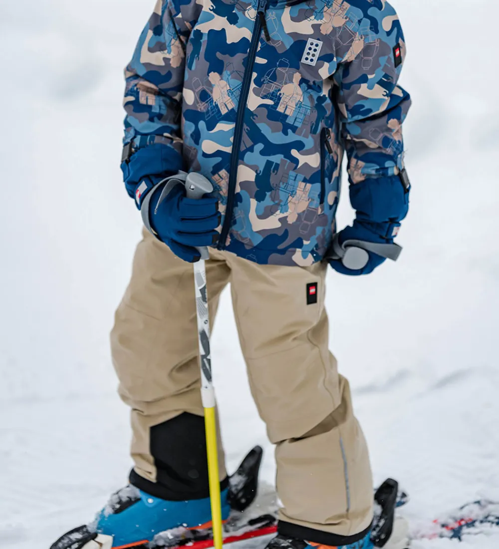 Skibukser|Skibukser-LEGO® Wear Skibukser m. Seler - LWPowai 708 - Beige