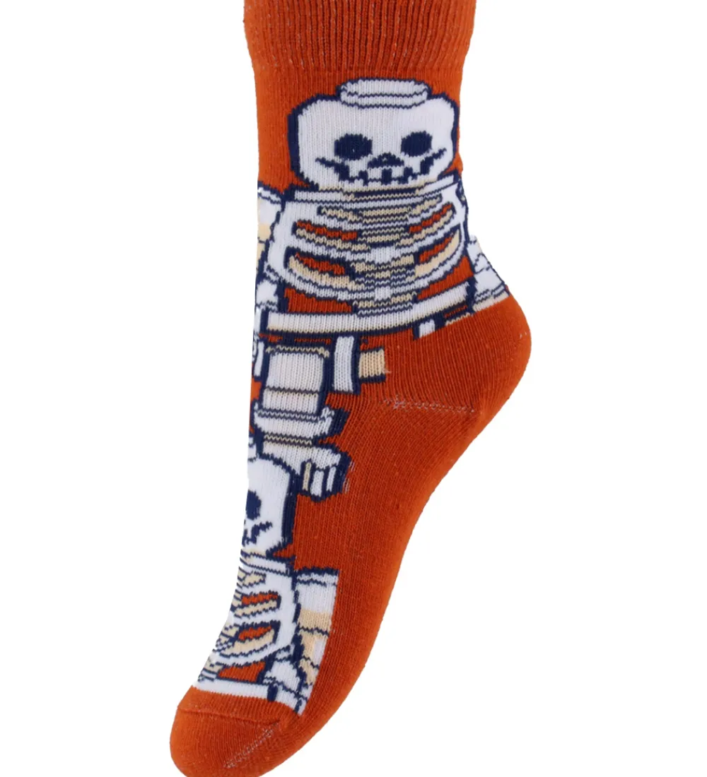 LEGO® Wear Halloween*Strømper - 3-pak - LwAgan - Sort/Rød/Beige m. Hallowe