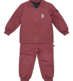 Termotøj-LEGO® Wear Termotøj m. Fleece - Quiltet - LWSaku 612 - Mørk Rosa
