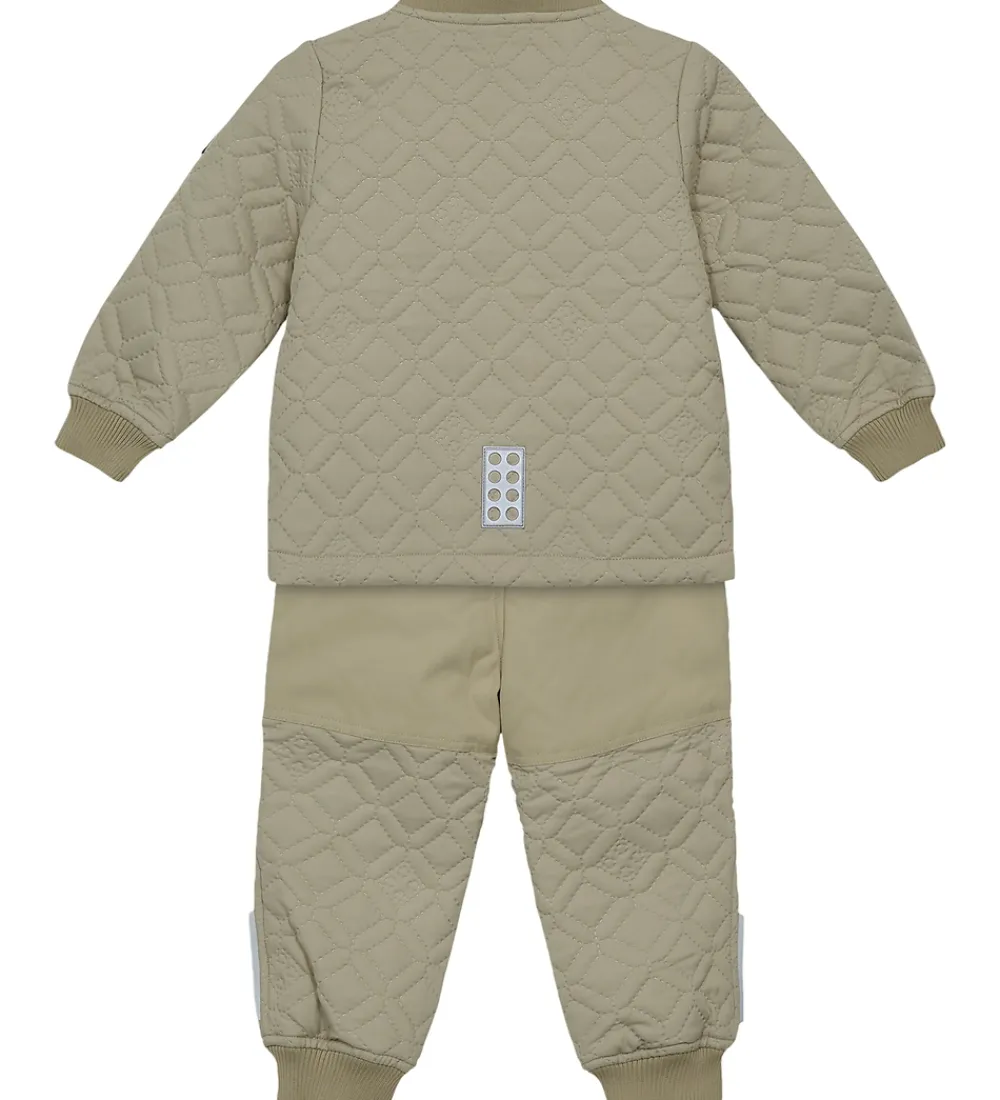 Termotøj-LEGO® Wear Termotøj m. Fleece - Quiltet - LWSaku 612 - Grøn