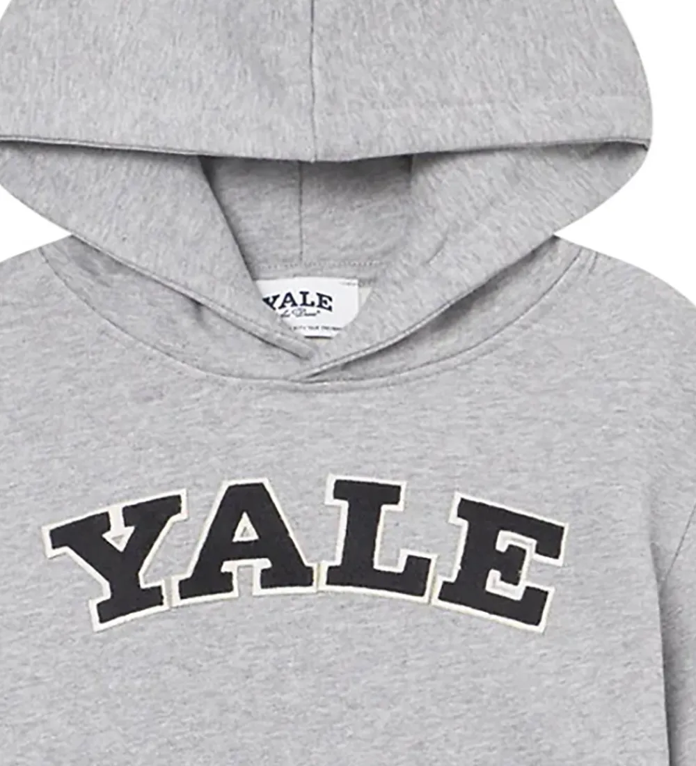 Hættetrøjer-Les Deux Hættetrøje - Yale - Lys Grå Meleret/Sort