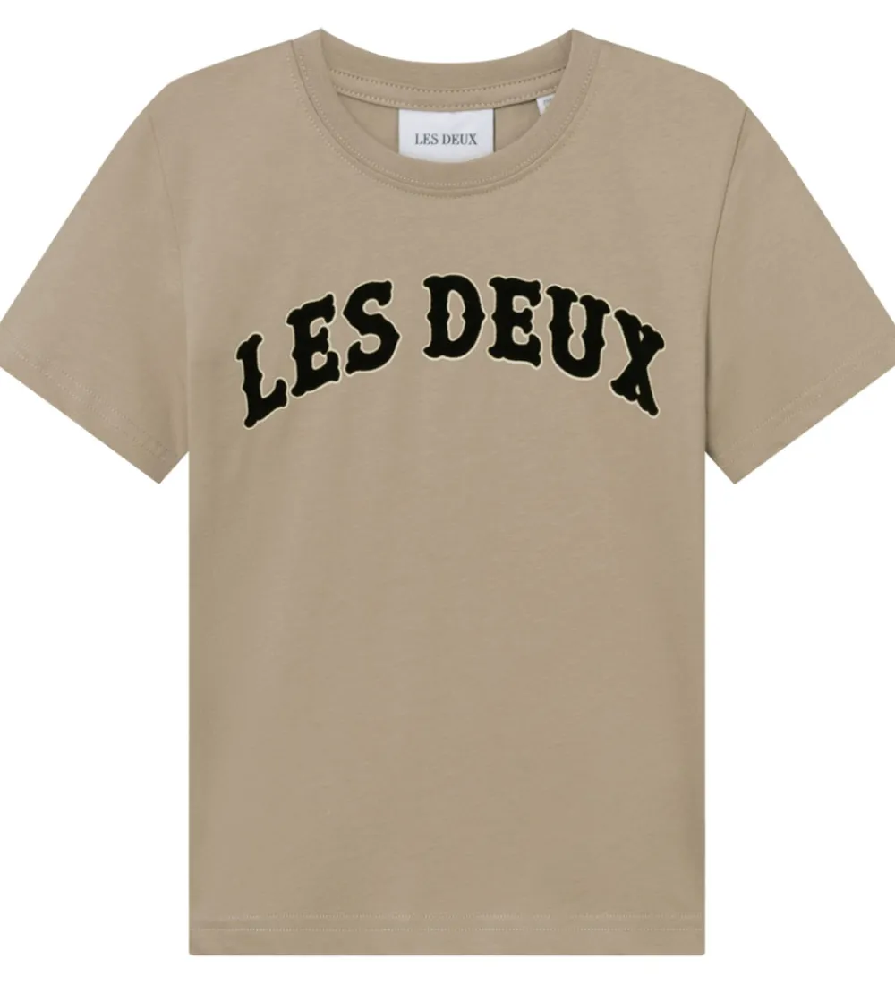 Les Deux T-Shirts*T-shirt - Brady Western - Dark Sand