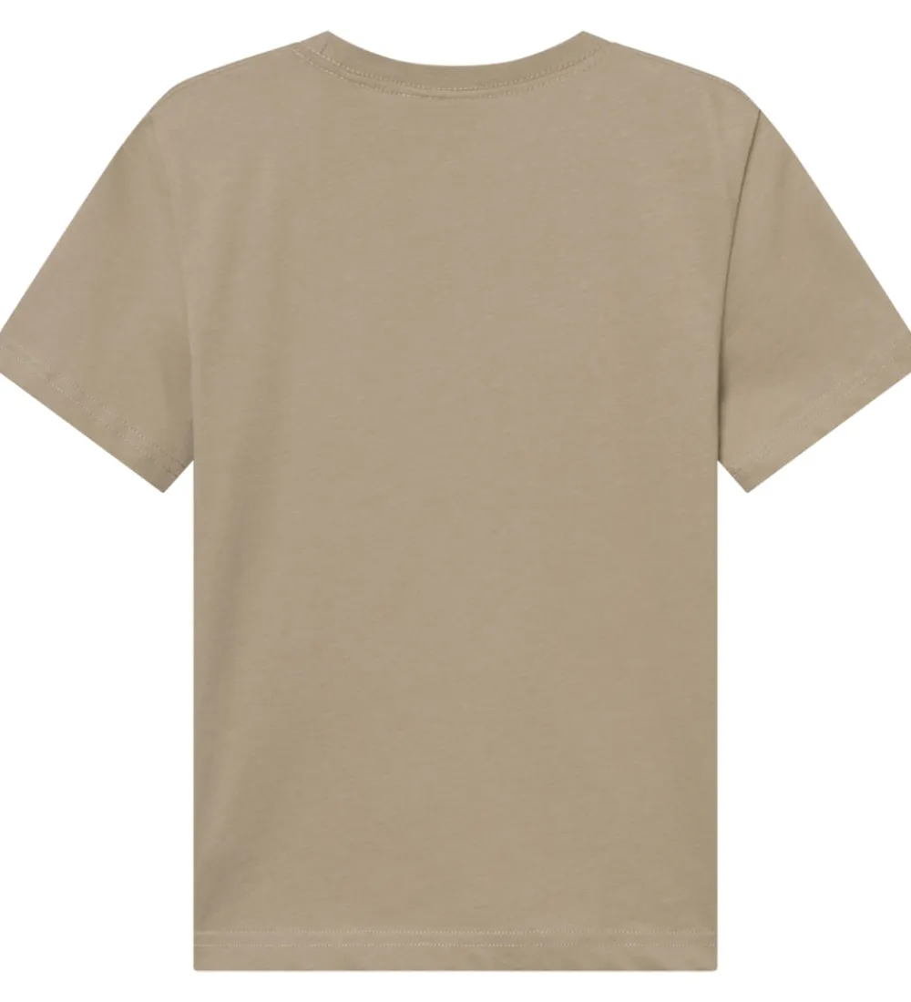 Les Deux T-Shirts*T-shirt - Brady Western - Dark Sand
