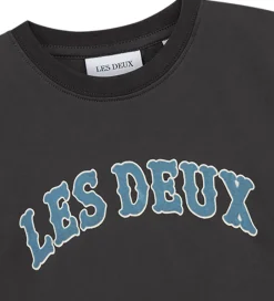 Les Deux T-Shirts*T-shirt - Brady Western - Raven Grey