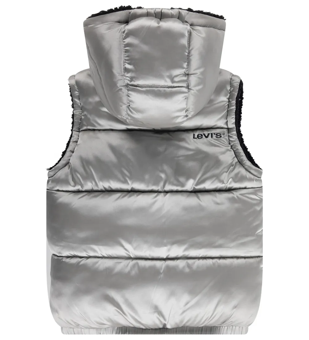 Dunveste Og Dyneveste-Levis Dynevest m. Fleece - Vendbar - Sølv/Sort