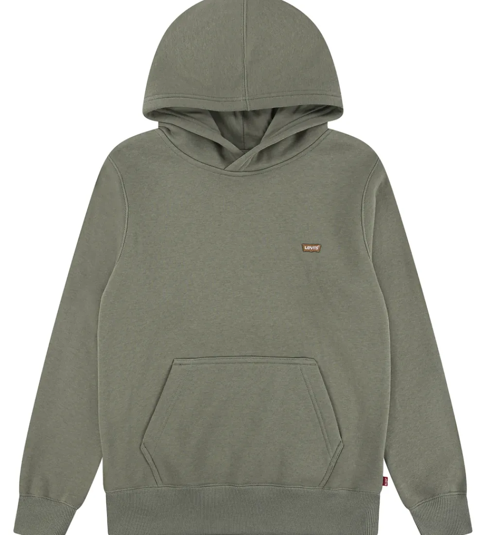 Hættetrøjer-Levis Hættetrøje - Mini Batwing - Deep Lichen Green