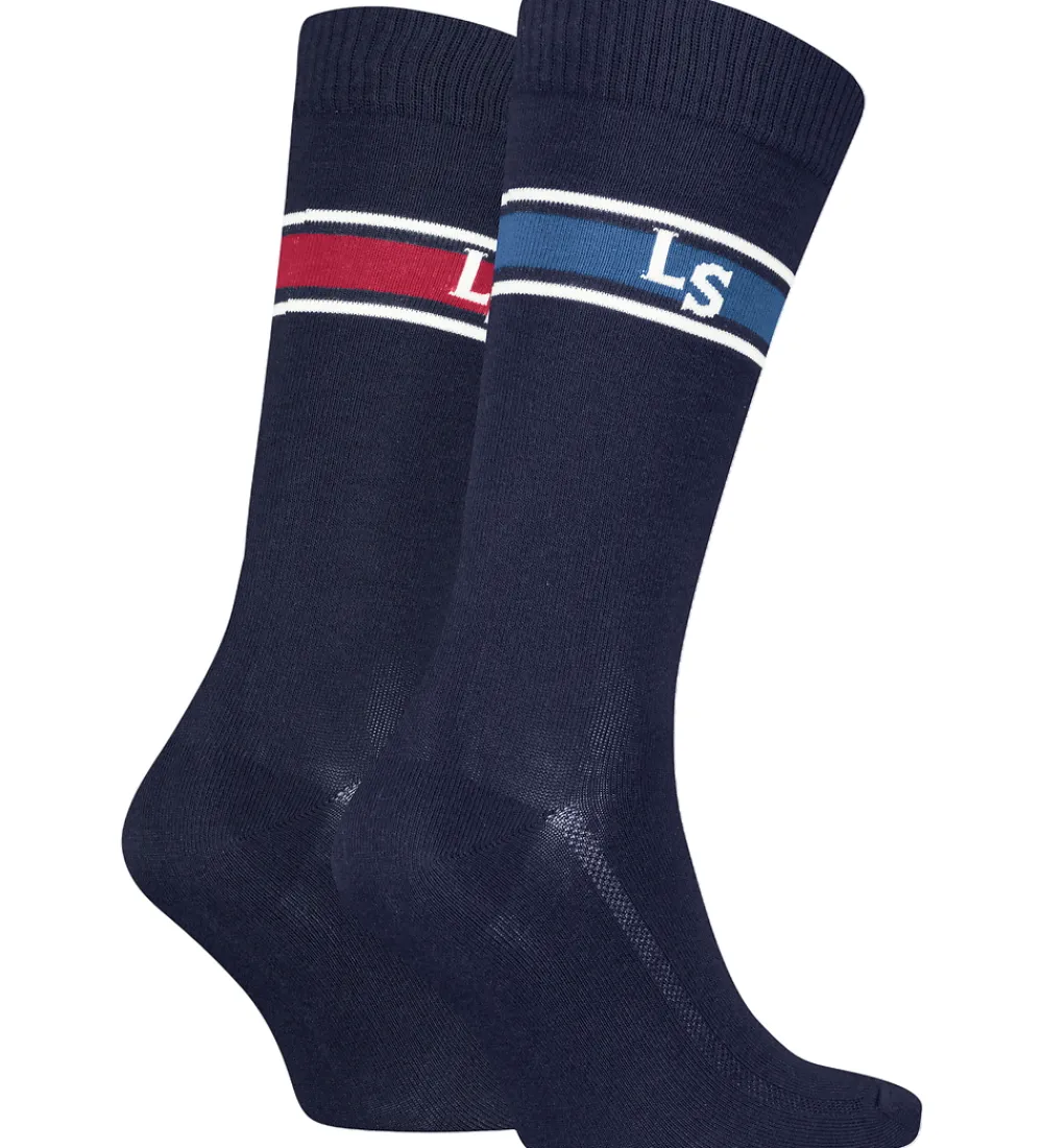 Strømper-Levis Strømper - 2-pak - Navy Combo