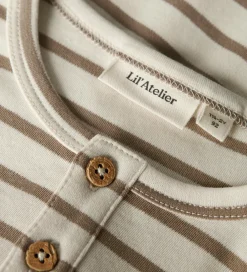 Lil Atelier Bluser|Drengetøj*Lil' Atelier Bluse - NmmLimia - Turtledove/ Sephia Tint