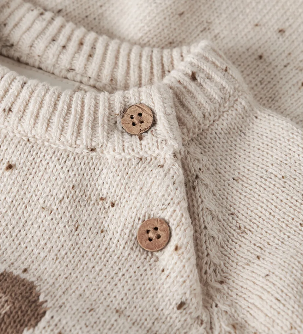 Bodyer-Lil Atelier Lil' Atelier Body L/Æ - Strik - NbnGalto - Turtledove/Teddy