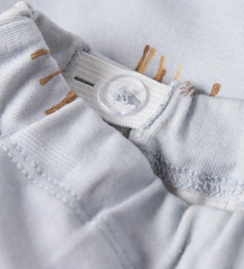 Bukser Og Jeans-Lil Atelier Lil' Atelier Bukser - NbmLayo - Gray Dawn/ Deer