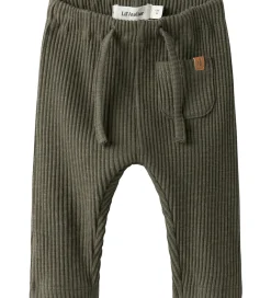 Lil Atelier Bukser Og Jeans*Lil' Atelier Bukser - Rib - NbmRajo - Sea Turtle
