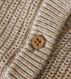 Cardigans-Lil Atelier Cardigan - Strik - NmmRokko - Oxford Tan/Melange
