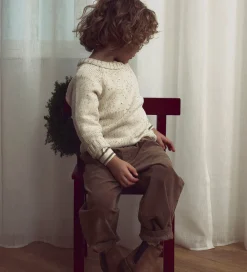 Bukser Og Jeans-Lil Atelier Lil' Atelier Fløjlsbukser - NmmSomba - Sepia Tint
