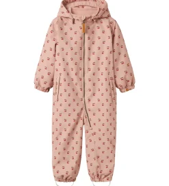 Lil Atelier Flyverdragter*Lil' Atelier Flyverdragt - NmfLasnow10 - AOP - Misty Rose/Cherry
