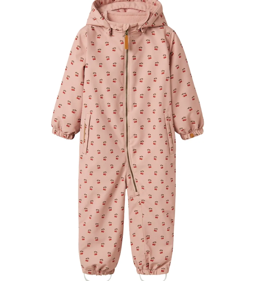 Lil Atelier Flyverdragter*Lil' Atelier Flyverdragt - NmfLasnow10 - AOP - Misty Rose/Cherry