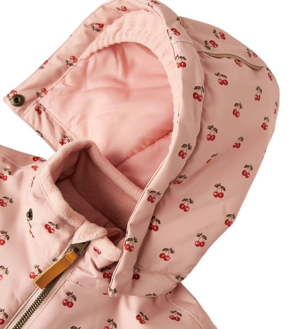 Lil Atelier Flyverdragter*Lil' Atelier Flyverdragt - NmfLasnow10 - AOP - Misty Rose/Cherry