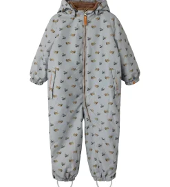 Lil Atelier Flyverdragter*Lil' Atelier Flyverdragt - NmmLasnow10 - Ultimate Grey/Airplanes
