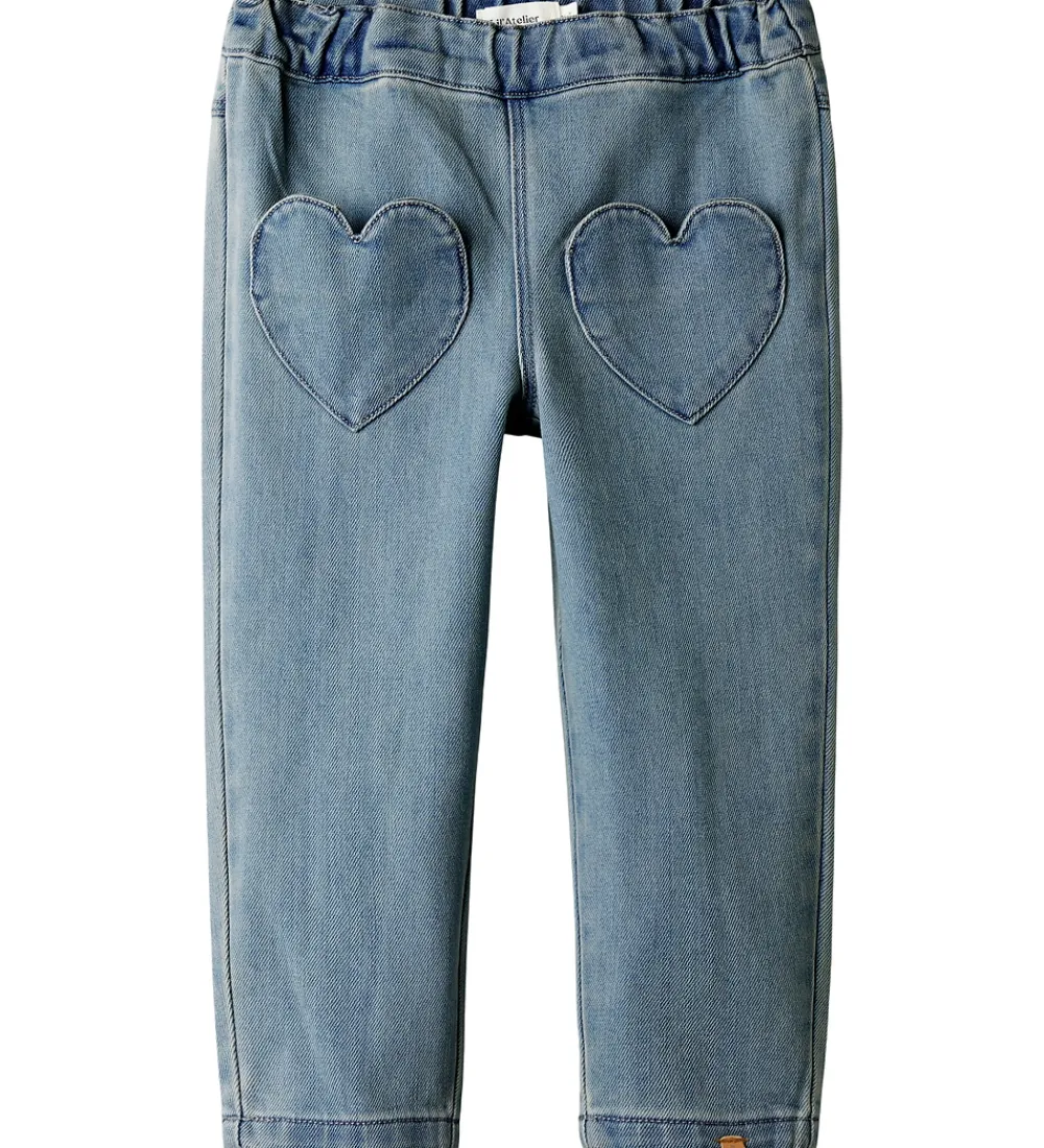 Lil Atelier Bukser Og Jeans|Pigetøj*Lil' Atelier Jeans - Loose - NmfLulia - Medium Blue Denim