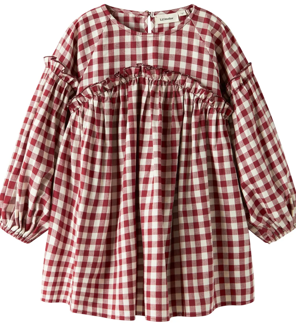 Lil Atelier Kjoler*Kjole - NmfRio - Red Dahlia