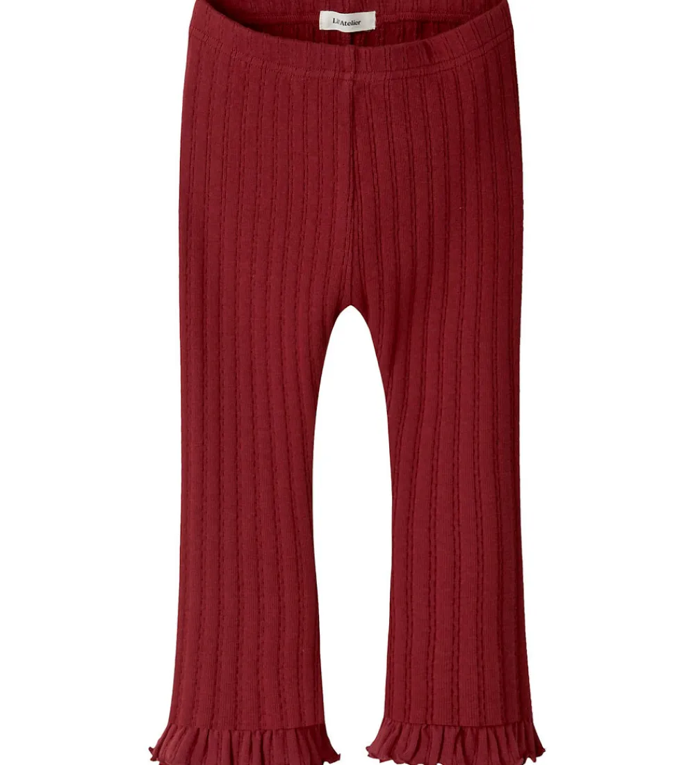 Lil Atelier Leggings*Lil' Atelier Leggings - Bootcut - Rib - NmfRita