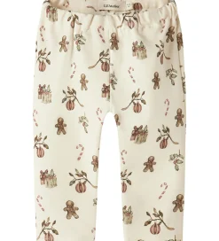 Lil Atelier Leggings|Juletøj*Lil' Atelier Leggings - NbnLayo - Turtledove/Christmas
