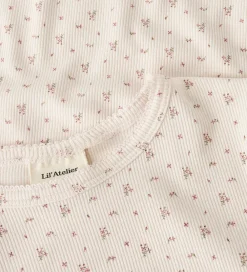 Nattøj-Lil Atelier Nattøj - Rib - NmfGago - Almost Mauve/Flowers