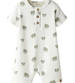 Lil Atelier Sommerdragter*Lil' Atelier Sommerdragt - NbmGayo - Coconut Milk/Frog
