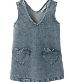 Kjoler-Lil Atelier Lil' Atelier Spencer - NmfLulia - Medium Blue Denim