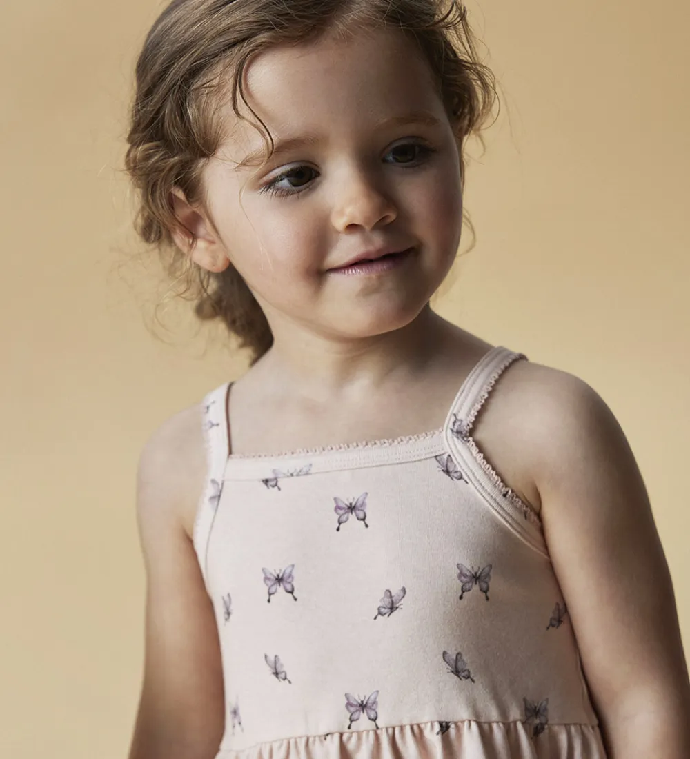 Lil Atelier Toppe*Lil' Atelier Top - NmfGayo - Peach Blush/Butterfly