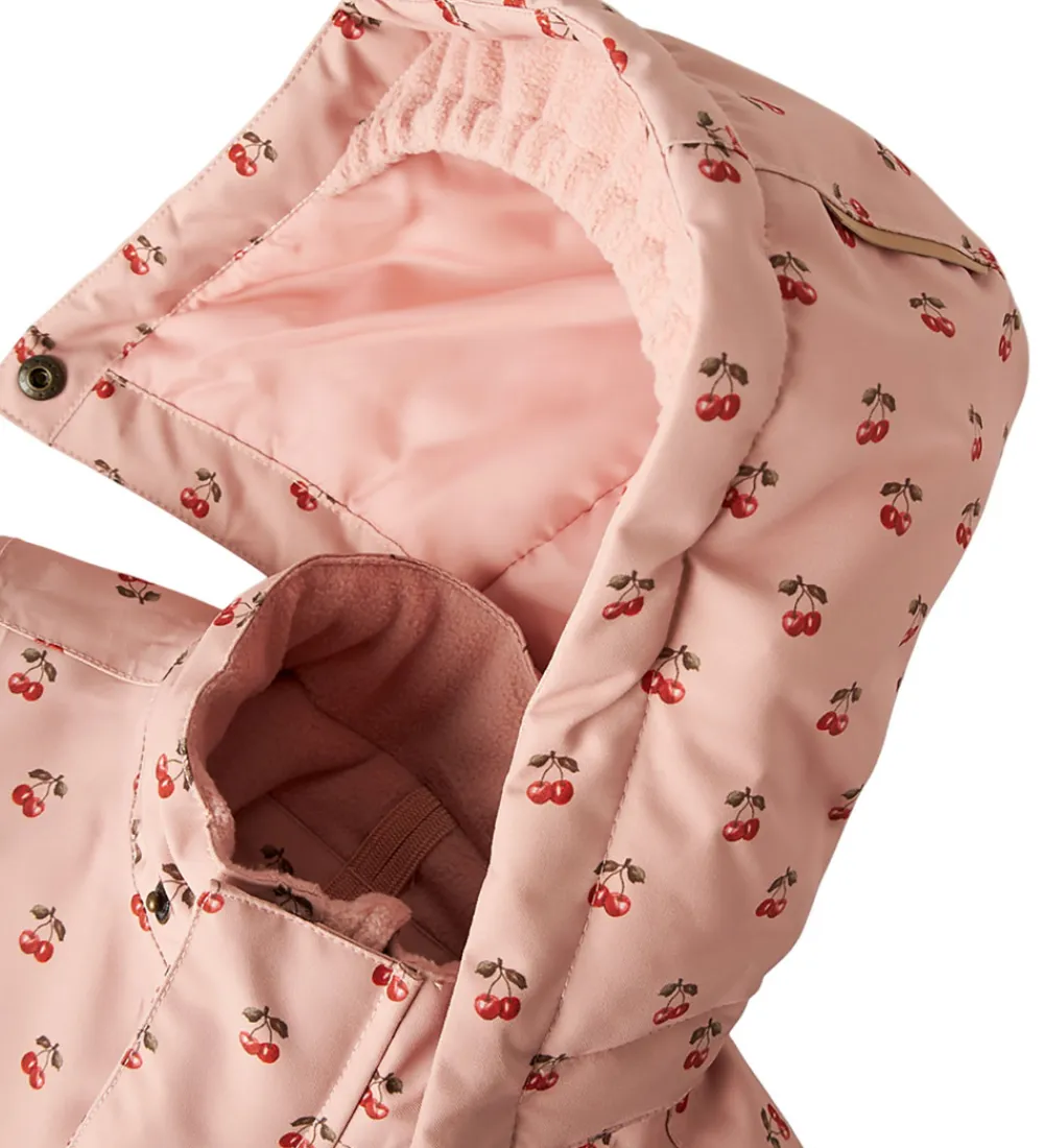 Vinterjakker-Lil Atelier Lil' Atelier Vinterjakke - NmfLasnow10 - Misty Rose/Cherry