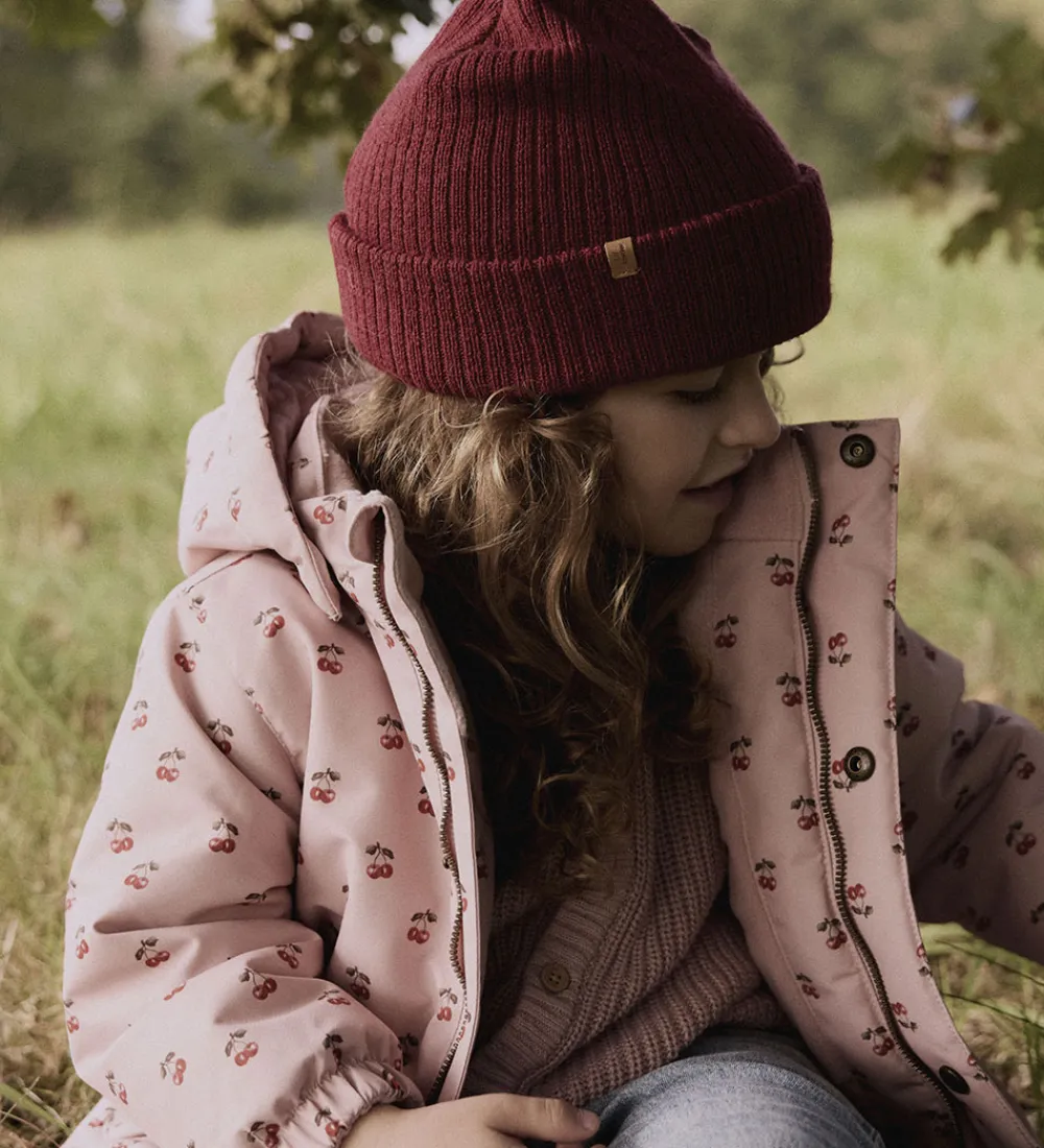 Vinterjakker-Lil Atelier Lil' Atelier Vinterjakke - NmfLasnow10 - Misty Rose/Cherry