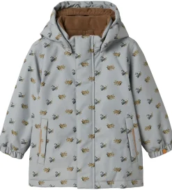 Vinterjakker-Lil Atelier Lil' Atelier Vinterjakke - NmmLasnow10 - Ultimate Grey/Airplanes