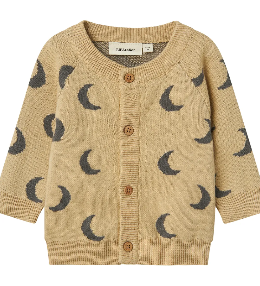 Striktrøjer-Lil Atelier Lil'Atelier Cardigan - Strik - NbmLulio - Mojave Desert
