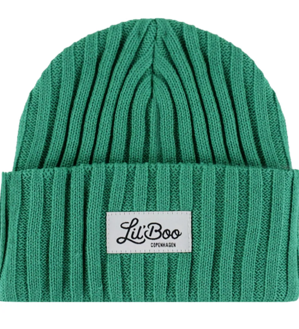 Huer Og Hatte-Lil' Boo Copenhagen Lil'Boo Copenhagen Hue - Bomuld/Uld - Rib/Strik - Outdoorsy - Gr