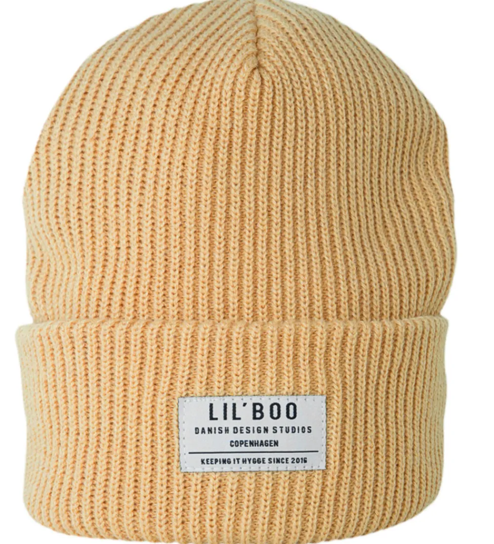 Huer Og Hatte-Lil' Boo Copenhagen Lil'Boo Copenhagen Hue - Rib/Strik - Hygge - Camel