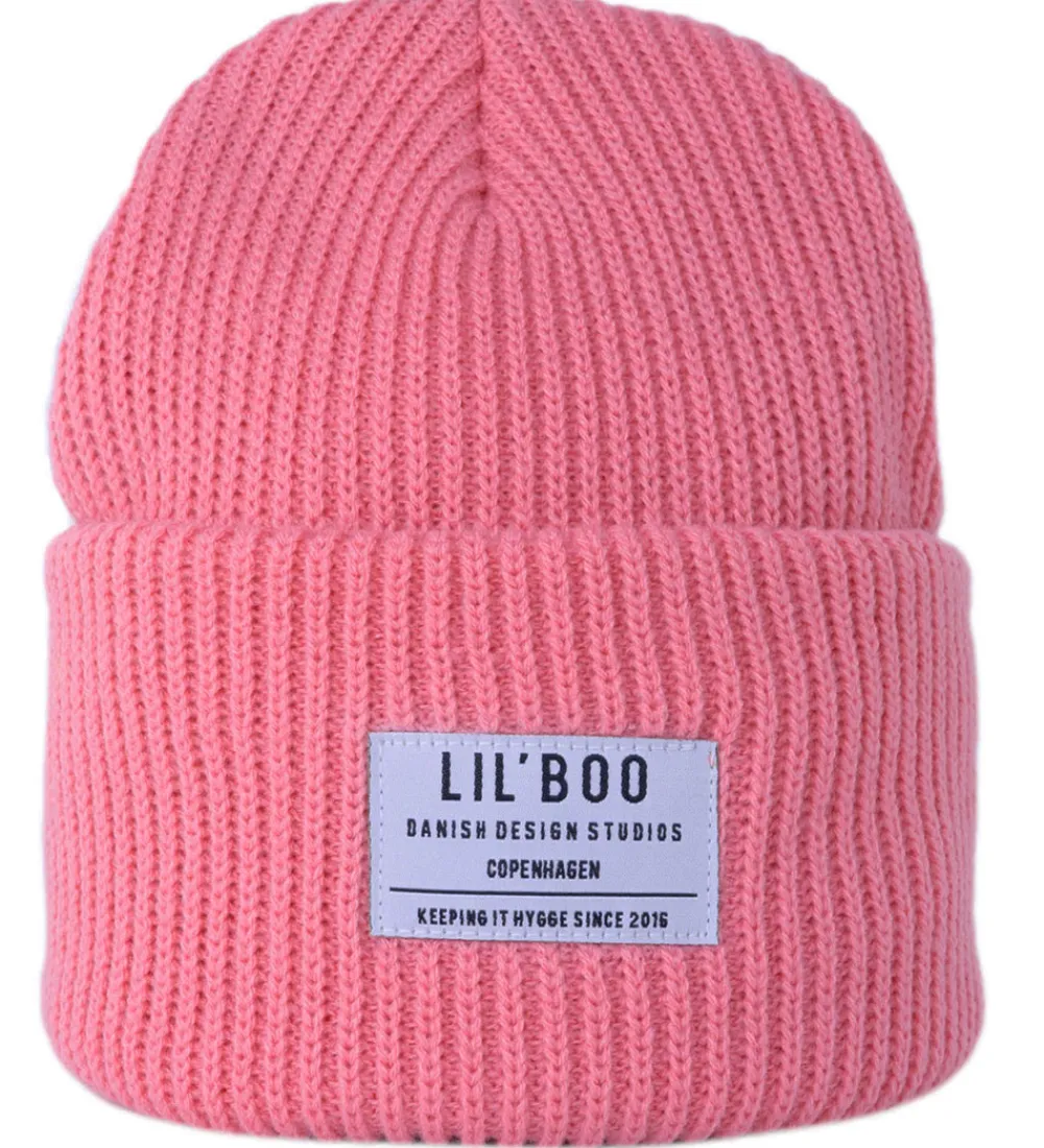Lil' Boo Copenhagen Huer Og Hatte*Lil'Boo Copenhagen Hue - Rib/Strik - Hygge - Pink