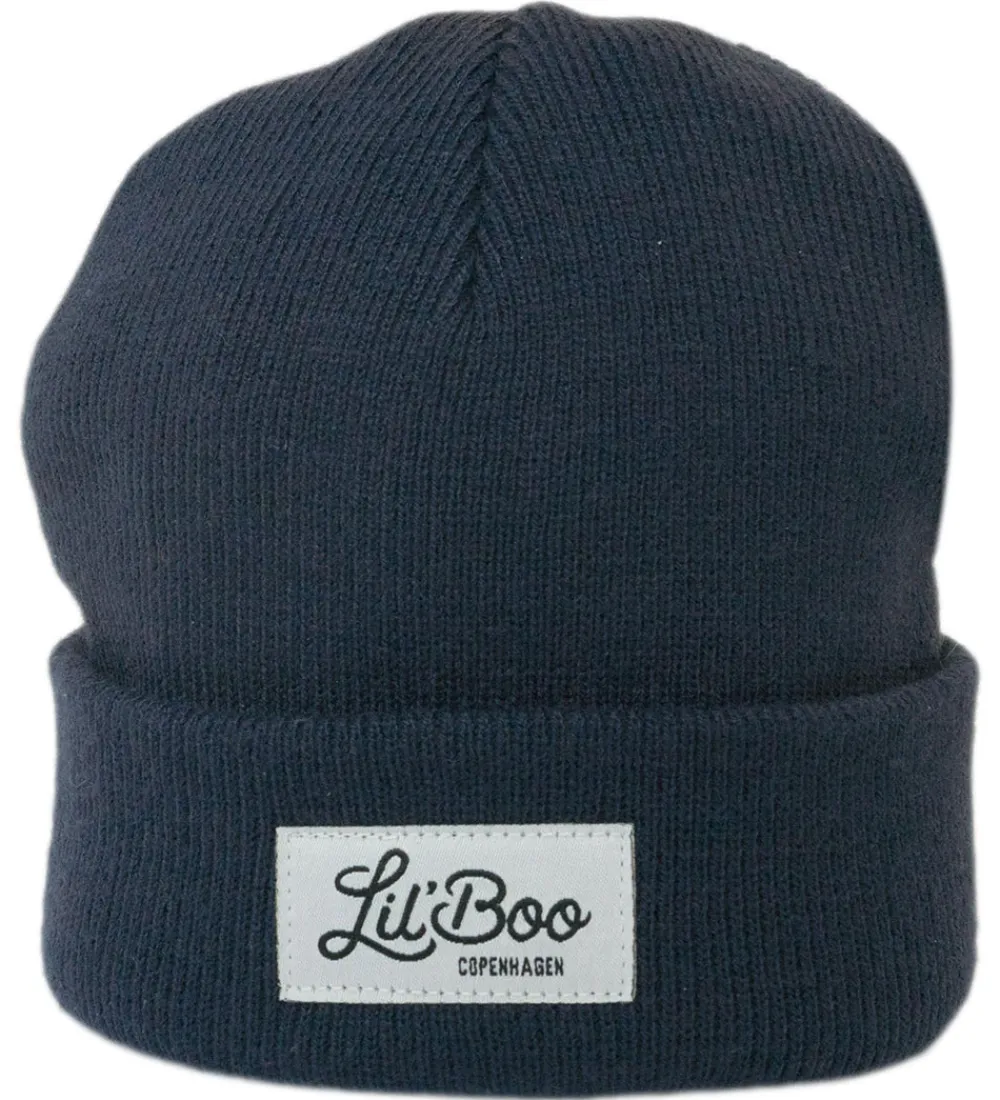 Huer Og Hatte|Basis-Lil' Boo Copenhagen Lil'Boo Copenhagen Hue - Strik - Classic - Navy