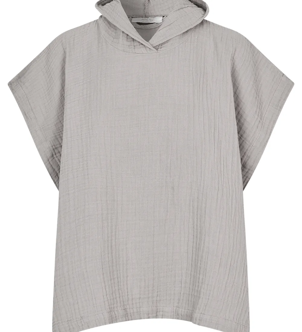Babyhåndklæde- Og Poncho|Håndklæder-Lille Kanin Badeponcho - Musselin - Brown Smoke